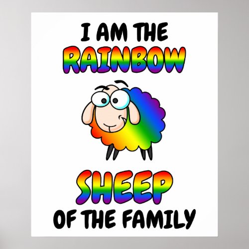 Rainbow Sheep of the Family Poster