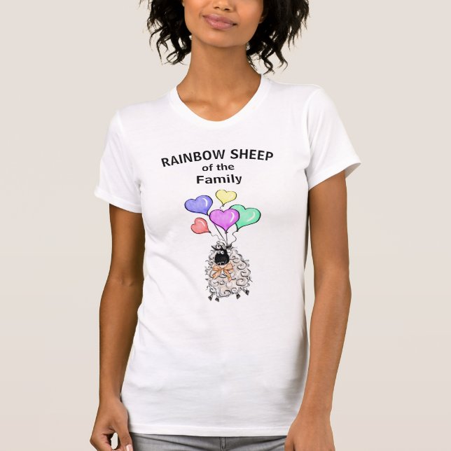 Rainbow Sheep of the Family T-Shirt (Front)