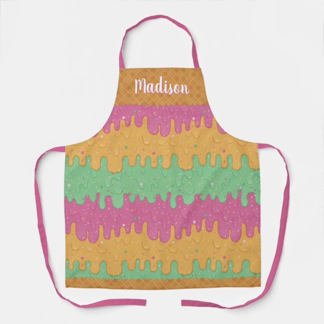Rainbow Sherbet Apron (Front)