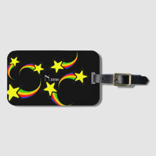 Rainbow Shooting Stars Thunder_Cove Luggage Tag