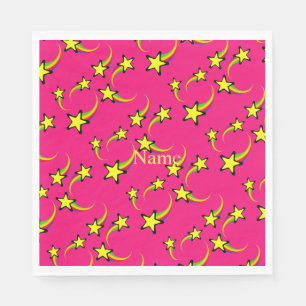 Rainbow Shooting Stars Thunder_Cove Napkins