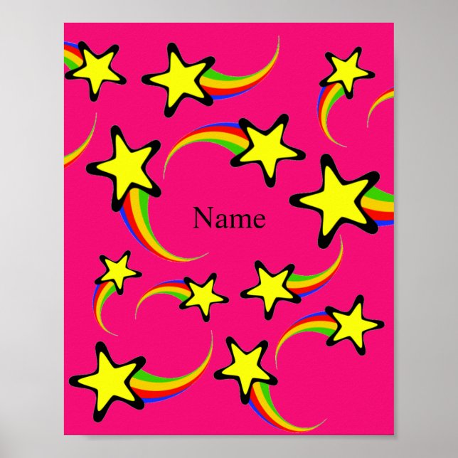 Rainbow Shooting Stars Thunder_Cove Poster (Front)