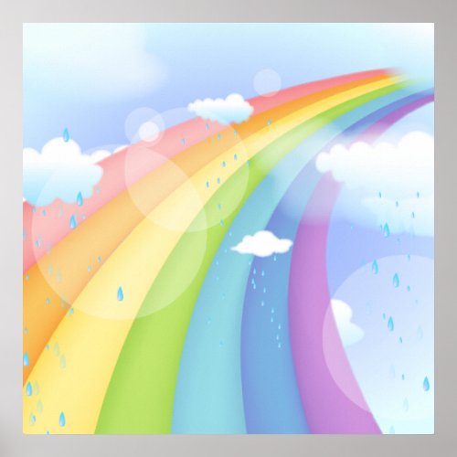 Rainbow Shower Poster
