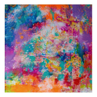 Rainbow Showers Acrylic Print