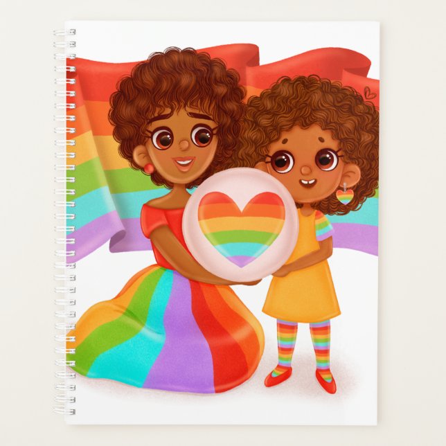 Rainbow Sisters Planner (Front)