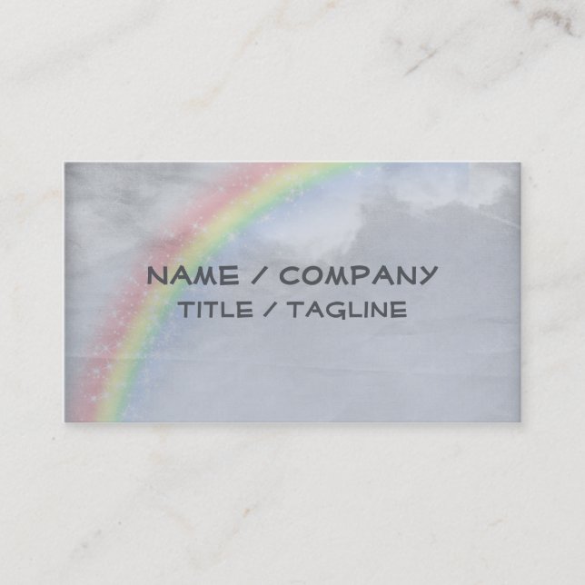 Rainbow Skies Business Card (Front)