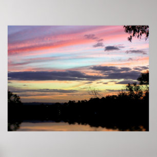 Rainbow Skies Poster