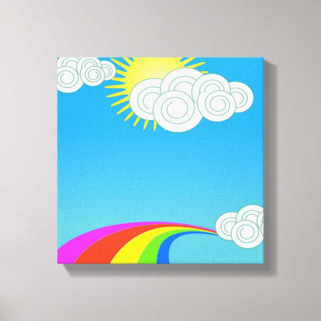 RAINBOW SKY CANVAS PRINT (Front)