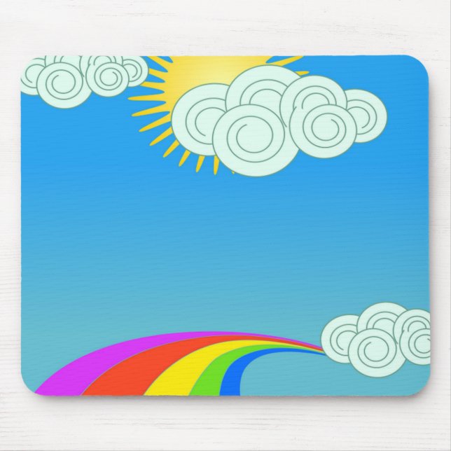 RAINBOW SKY MOUSE PAD (Front)