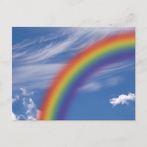 Rainbow Sky Postcard