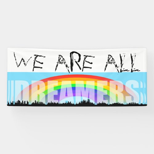 Rainbow Skyline Daca Dreamers 2 Banner