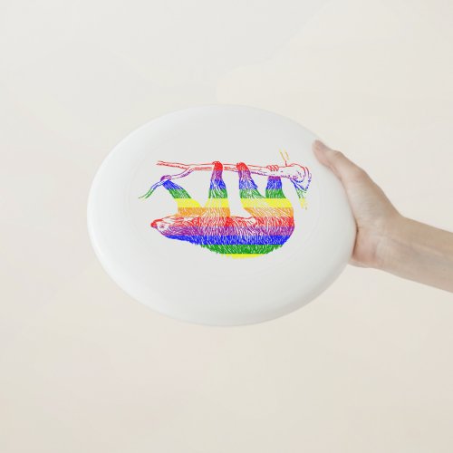 Rainbow Sloth Wham_O Ultimate Frisbee