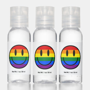 Rainbow Smiley Face 2 Hand Sanitizer