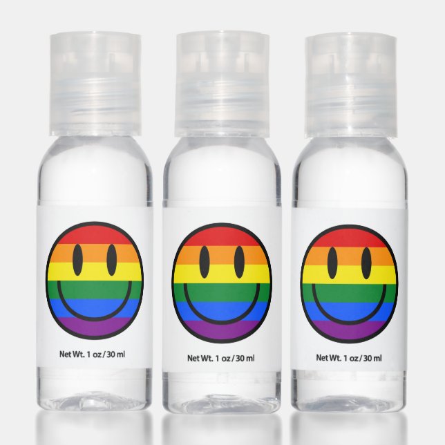 Rainbow Smiley Face 2 Hand Sanitizer (Set)