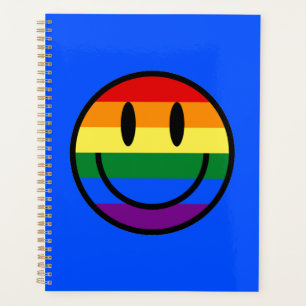 Rainbow Smiley Face Planner