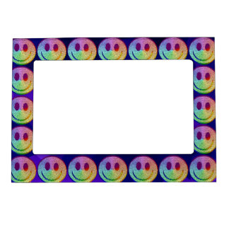 Smiley Face Magnetic Picture Frames | Zazzle