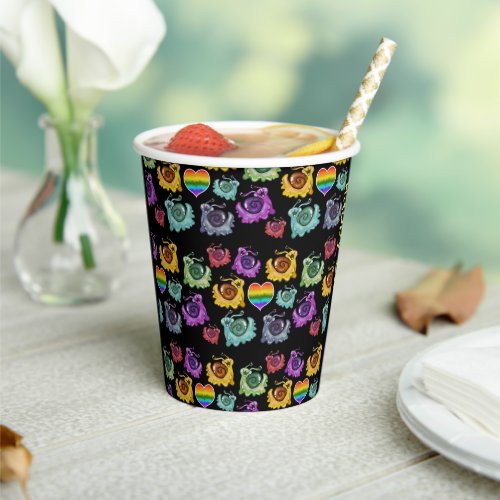 Rainbow Snails Paper Cups