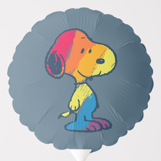 Rainbow Snoopy Balloon (Front)