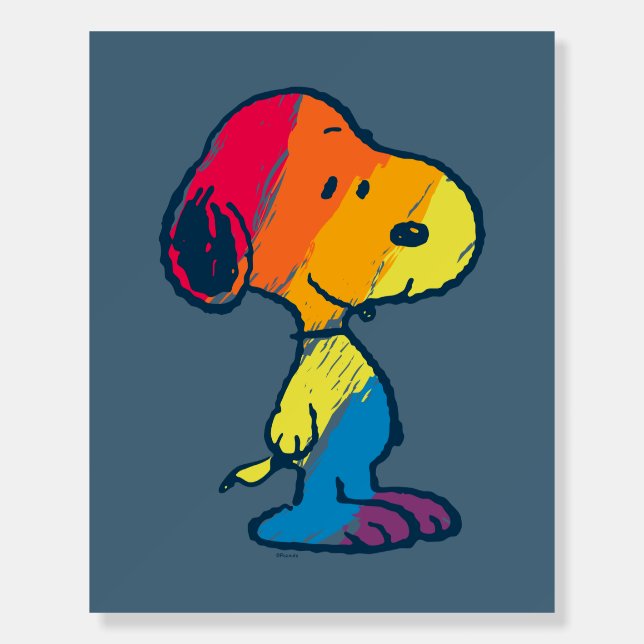 Rainbow Snoopy Foam Board (Front)