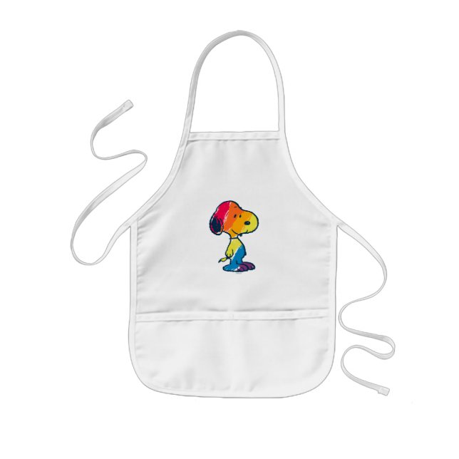 Rainbow Snoopy Kids' Apron (Front)