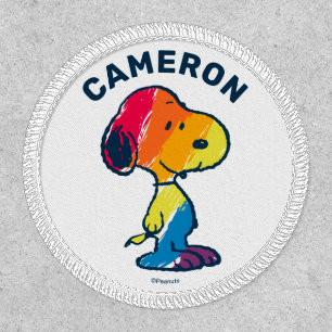 Rainbow Snoopy Patch