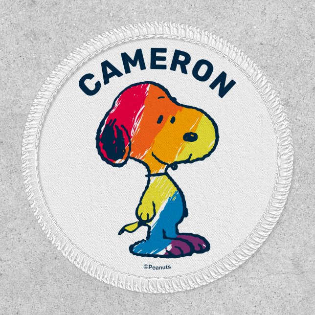 Rainbow Snoopy Patch (Front)