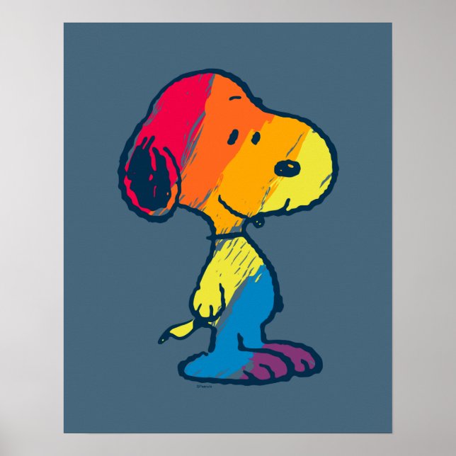 Rainbow Snoopy Poster (Front)