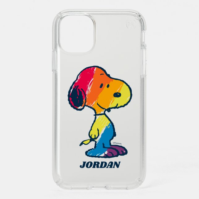 Rainbow Snoopy Speck iPhone 11 Case (Front)