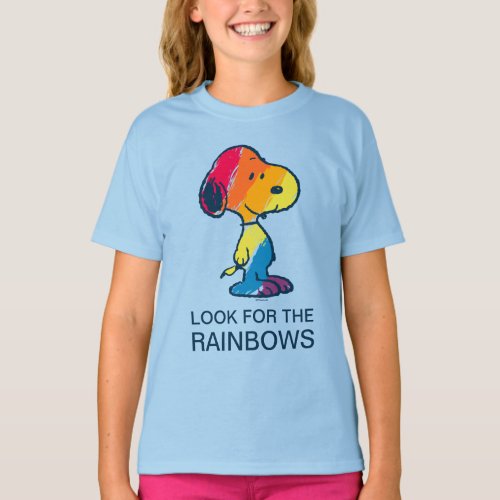 Rainbow Snoopy T_Shirt