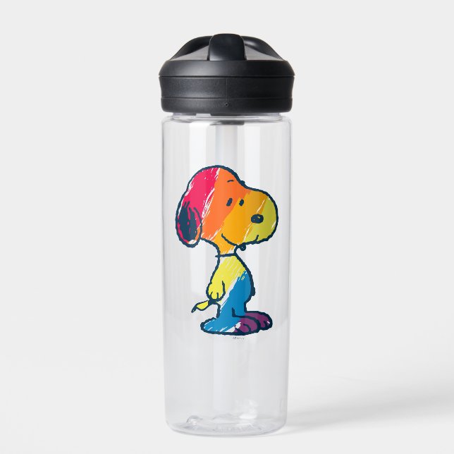 Rainbow Snoopy Water Bottle (Front)