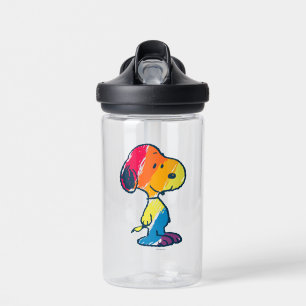 Rainbow Snoopy Water Bottle