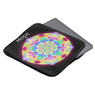 Rainbow Song Mandala Laptop Sleeve