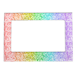 Rainbow Sparkle Magnetic Frame