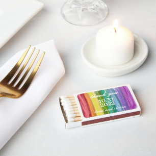 Rainbow Sparkle Matchboxes