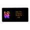 Rainbow Sparkle - Pawprint Love Return Address