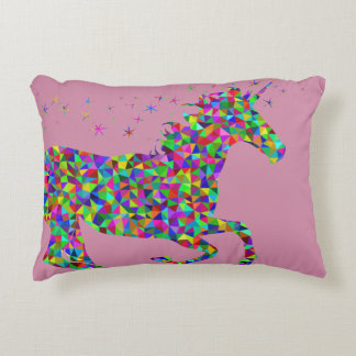 Rainbow Sparkle Unicorn Pillow