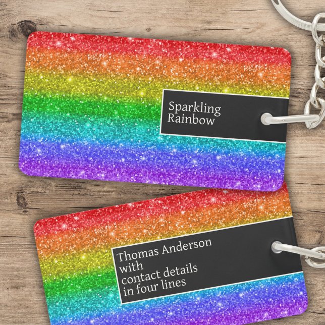 Rainbow sparkles are like fireworks keychain (Creator Uploaded)