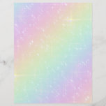 Rainbow Sparkles Scrapbook Paper