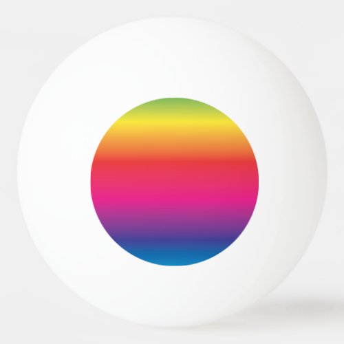 Rainbow Spectrum Fab Fun Ping Pong Ball