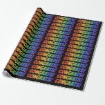 [ Thumbnail: Rainbow Spectrum Gradient "Congrats!" Wrapping Paper ]