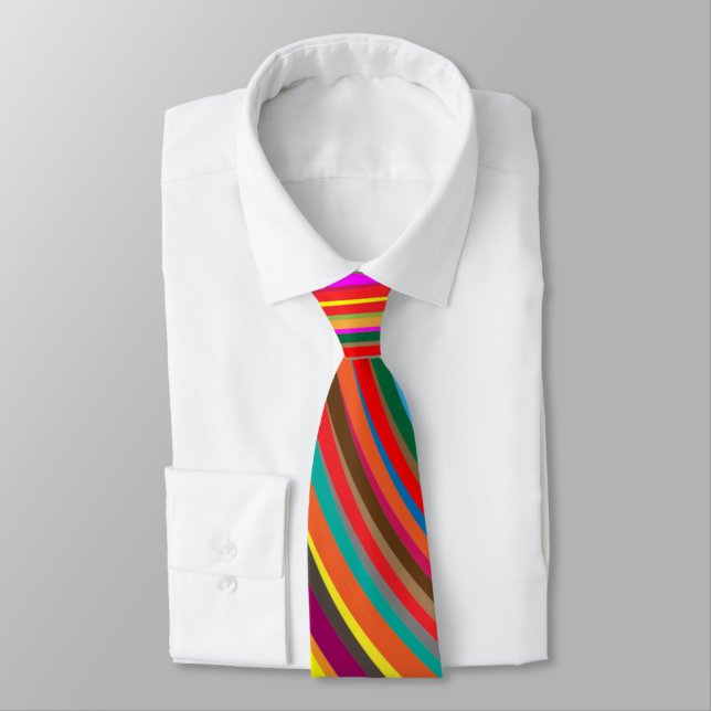 rainbow, spectrum neck tie (Tied)