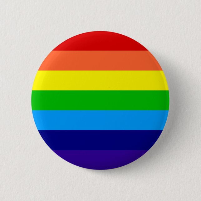 rainbow spectrum pinback button (Front)