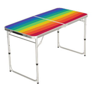 Rainbow spectrum Ping Pong Table