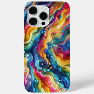 Rainbow Spectrum, rainbow camo, multi-colored iPhone 15 Pro Max Case