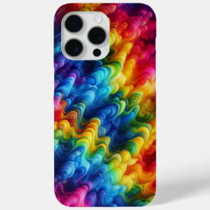 Rainbow Spectrum, rainbow camo, multi-colored iPhone 15 Pro Max Case