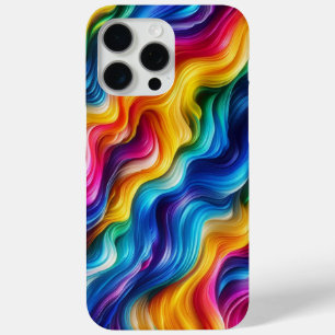 Rainbow Spectrum, rainbow camo, multi-colored iPhone 15 Pro Max Case