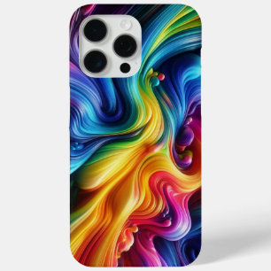 Rainbow Spectrum, rainbow camo, multi-colored iPhone 15 Pro Max Case