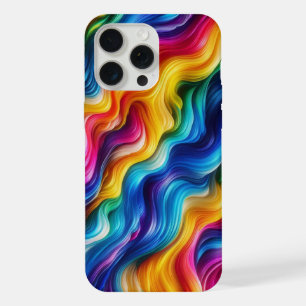 Rainbow Spectrum, rainbow camo, multi-colored iPhone 15 Pro Max Case