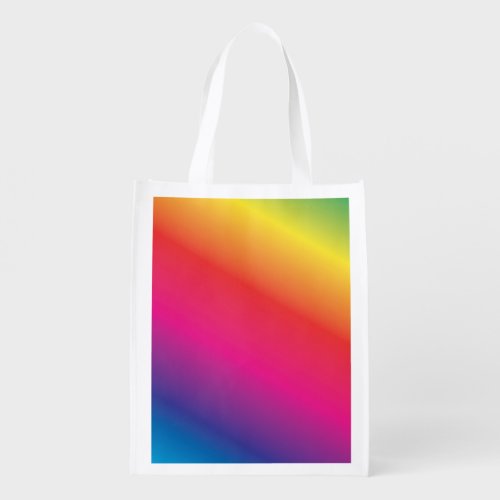 Rainbow Spectrum Reusable Grocery Bag