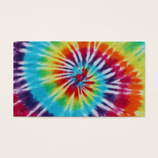 Customizable Rainbow Spiral 2 Sides Business Card Template